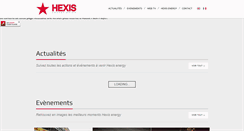 Desktop Screenshot of hexis-energy.com