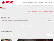 Tablet Screenshot of hexis-energy.com